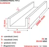 GAL-INDUSTRIAL | Ceownik aluminiowy - 15x15x15x2mm - 200cm Podgląd zdjęcia produktu 2