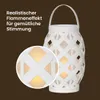 LED Laterne 'Flame' - LED mit bewegtem Feuereffekt - H: Produktbild-Vorschau 11