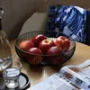 Obstschale Schwarz/Weiß Brotkorb Rund Schwarz Drahtkorb Produktbild-Vorschau 5
