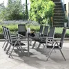 Juskys Aluminium Gartengarnitur Milano Gartenmöbel Set mit Produktbild-Vorschau 1
