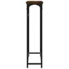 vidaXL Table console chêne fumé 75x19,5x75 cm bois Voir les images du produit 5