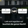 6040 Solar Zaunleuchte LED für Doppelstabmattenzäune und Produktbild-Vorschau 6