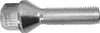 20x bullone ruota M12x1.25 collare conico 60° argento 40 mm Anteprima dell’immagine prodotto 2