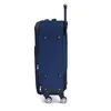 A side view of a blue suitcase on a white background. Produktbild-Vorschau