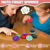 18 Stück Mathe Fidget Spinner, Lustige Lern Fidget Toys Set Produktbild-Vorschau 3