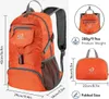 Sac à dos ultraléger pliable 20L Orange pour les sports de Voir les images du produit 2