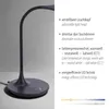 Stolní lampa LED černá, dotykový stmívač, CCT, V 67 cm Náhled obrázku produktu 11