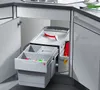 Hailo Rondo 2 plus. Collecteur de déchets, gris clair.  - Voir les images du produit 4