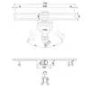 Aquabad Slim Pro Duschrinne 70cm mit Blende: Bord, inkl. Produktbild-Vorschau 7