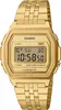 A close-up studio shot of a gold digital watch. Produktbild-Vorschau