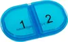 VANLO Tagespillendose DUO mit zwei Fächern in Blau Produktbild-Vorschau 1