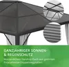 Leco Profi-Pavillon Metall-Gartenüberdachung graues Dach/ Produktbild-Vorschau 3