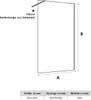 SONNI Walk-in-Dusche Walk in Duschwand Dusche,80x200cm Produktbild-Vorschau 7