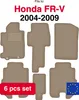 Velours-Autoteppiche für: Honda Fr-V Minivan (2004-2009) Produktbild-Vorschau 16