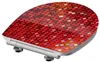 Schütte WC-Sitz RED GLITTER Duroplast Highgloss Kunststoff Produktbild-Vorschau 4