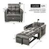 Divano letto Merax con funzione letto 3 in 1 Poltrona Anteprima dell’immagine prodotto 6