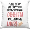 Trendation - Jobwechsel Deko-Kissen mit Füllung 40x40 Produktbild-Vorschau 1