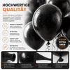 50x balóny balóny balón vzduch, hélium čierna svadobná Náhľad obrázku produktu 8