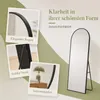 Specchio a figura intera UnboxG, 177x77 cm, nero, con Anteprima dell’immagine prodotto 11