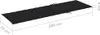 vidaXL Cuscino per sdraio nero 200x70x3 cm Tessuto Oxford Anteprima dell’immagine prodotto 13