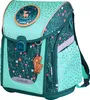 A school backpack with a deer and floral pattern. Voir les images du produit
