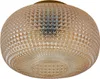 Lindby Deckenleuchte Hildur, Ø 25 cm, amber, Glas Produktbild-Vorschau 1