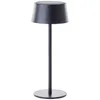 BRILLIANT čierna solárna vonkajšia stolová lampa PICCO | Náhľad obrázku produktu 4
