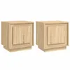 vidaXL Nachttische 2 Stk. Sonoma-Eiche 44x35x45 cm Produktbild-Vorschau 2