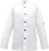 Kochjacke Bikerstyle, langarm, Druckknöpfe, Fb. weiss, Gr. Produktbild-Vorschau 6