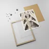 Gerahmtes Poster - Rahmen in heller Eiche - Frau Mund Produktbild-Vorschau 4
