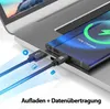 USB-C Kabel Nylon Schnell Ladekabel Datenkabel für Samsung Produktbild-Vorschau 3