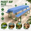 Auflagen für Bierzeltgarnituren Bierbankauflage Auflagenset Produktbild-Vorschau 2