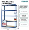 Schwerlastregal verschiedene Farben & Größen bis zu 1250 kg Produktbild-Vorschau 2