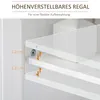 Kleankin wastafelonderkast, badkamerkast, verstelbaar plank Productafbeelding-voorbeeld 5