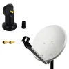 PremiumX 45cm Satellitenschüssel SAT Antenne Single LNB 2x Produktbild-Vorschau 1