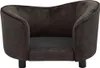 vidaXL Pohovka pro psy hnědá 69x49x40 cm plyšová Náhled obrázku produktu 2
