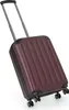 A burgundy suitcase with a telescopic handle and four wheels, shown at an angle against a white background. Anteprima dell’immagine prodotto