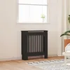 vidaXL Obudowa grzejnika z płyty MDF czarna 78 cm Podgląd zdjęcia produktu 2