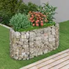 vidaXL Gabion haut-plateau Fer galvanisé 120x50x50 cm Voir les images du produit 2