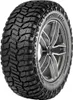 A close-up studio shot of a Radar Renegade RT+ tire mounted on a silver and black alloy wheel, isolated on a white background. Náhled obrázku produktu