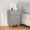 vidaXL Noční stolek Grey Sonoma 40x40x66 cm výrobek ze Náhled obrázku produktu 1