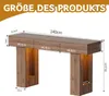 Konsolentisch 140cm Beistelltisch Flurtisch Sofatisch mit 3 Produktbild-Vorschau 7