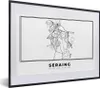 MuchoWow® Gerahmtes Poster Karte - Stadtplan - Seraing - Produktbild-Vorschau 1