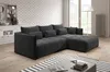 Designová sedací souprava ILONIE - tmavě šedá Náhled obrázku produktu 1