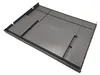 A dark gray plastic tray with multiple compartments, likely for organizing items within a cabinet or drawer. Produktbild-Vorschau