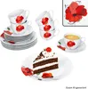 Mona 18-częściowy zestaw do kawy porcelanowy z motywem Podgląd zdjęcia produktu 3