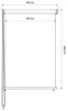 vidaXL Store extérieur 80x140 cm Beige Voir les images du produit 5
