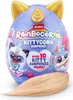 A Rainbocorns Kittycorn Surprise toy egg with a blonde tail extending from the bottom. Produktbild-Vorschau