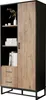 Buffet haut moderne Sweiko 80 x 40 x 180 cm – aspect bois Voir les images du produit 5