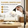MONZANA® Piantana Lampada da Terra 175cm 2 Luci E27 E14 Anteprima dell’immagine prodotto 4
